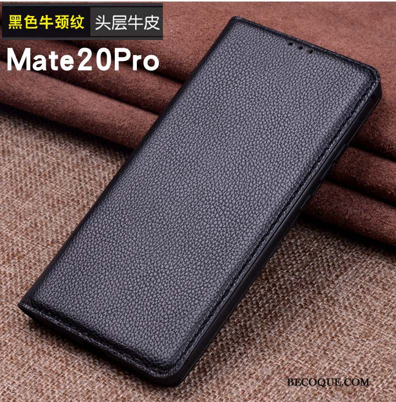 Huawei Mate 20 Pro Protection Téléphone Portable Étui Étui En Cuir Coque