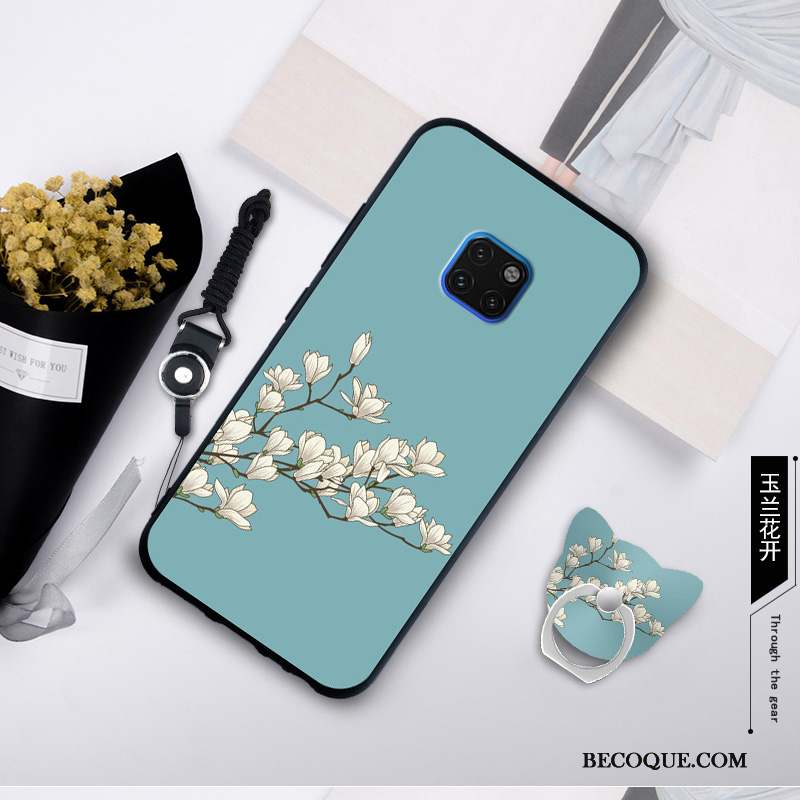 Huawei Mate 20 Rs Coque De Téléphone Mode Protection Fluide Doux Blanc Tendance