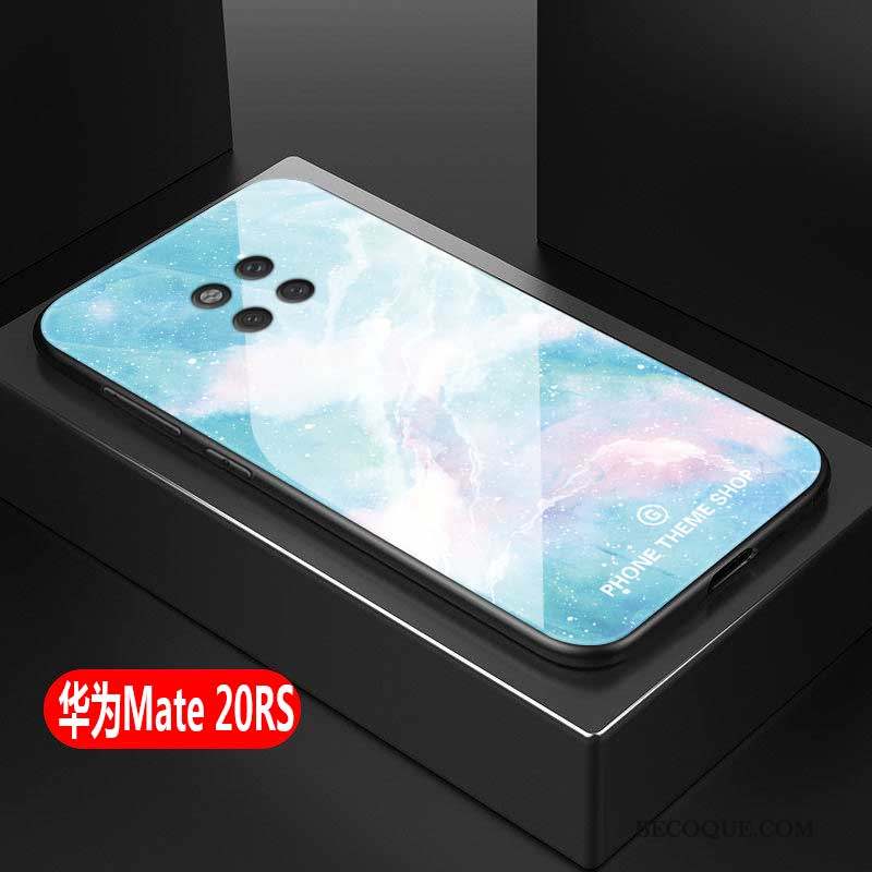 Huawei Mate 20 Rs Créatif Silicone Verre Tout Compris Coque De Téléphone Incassable