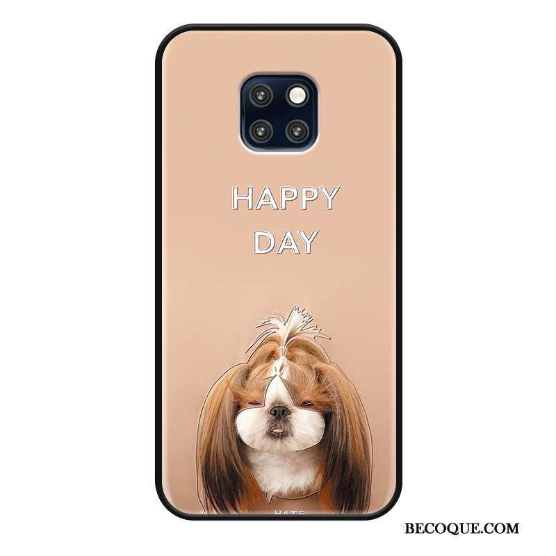 Huawei Mate 20 Rs Dessin Animé Coque De Téléphone Protection Étui Charmant Délavé En Daim