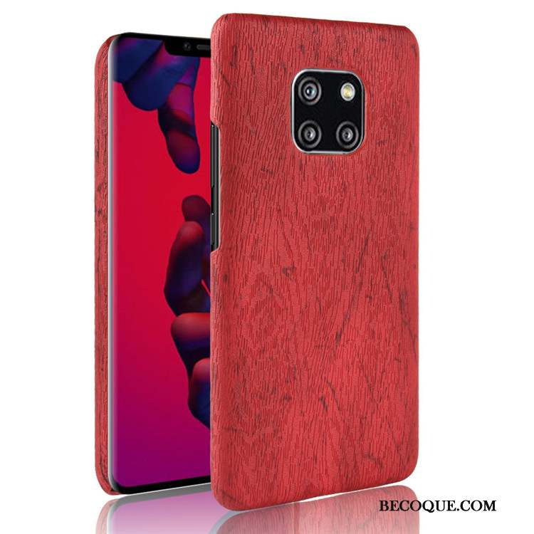 Huawei Mate 20 Rs Difficile Grain De Bois Coque De Téléphone Étui Protection