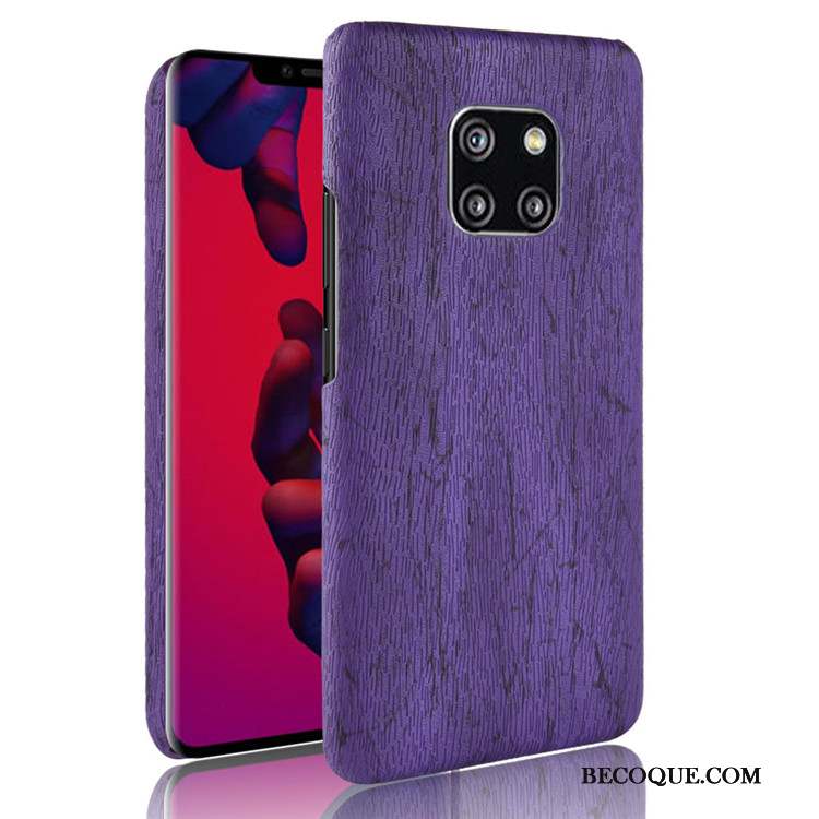 Huawei Mate 20 Rs Difficile Grain De Bois Coque De Téléphone Étui Protection