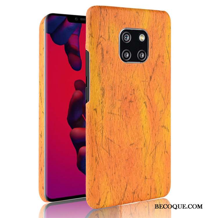 Huawei Mate 20 Rs Difficile Grain De Bois Coque De Téléphone Étui Protection