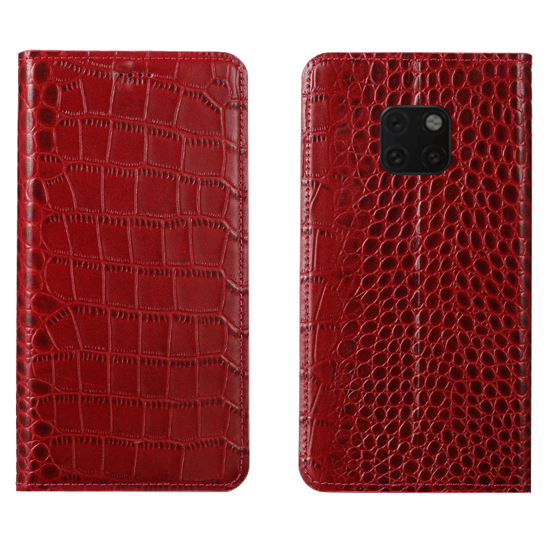 Huawei Mate 20 Rs Incassable Housse Cuir Véritable Coque De Téléphone Étui Téléphone Portable