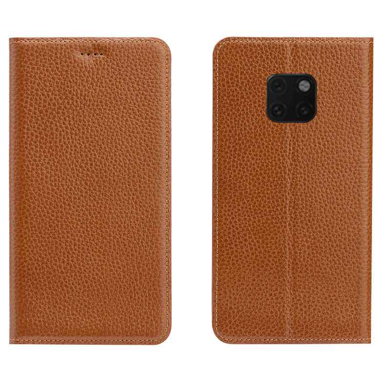 Huawei Mate 20 Rs Incassable Housse Cuir Véritable Coque De Téléphone Étui Téléphone Portable