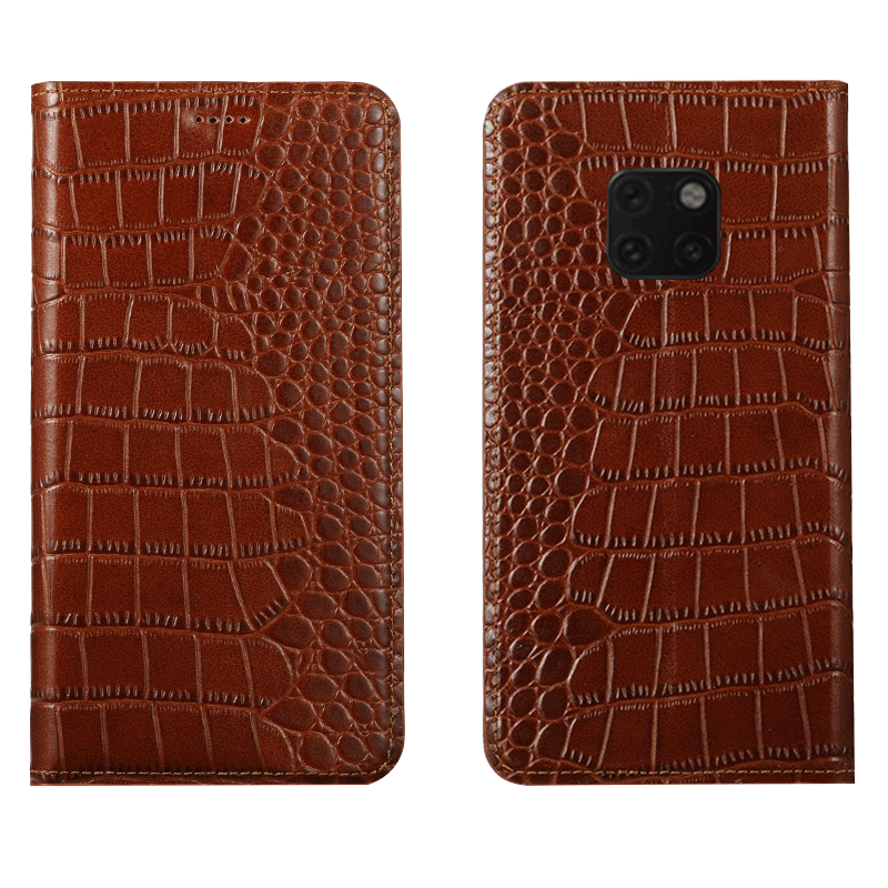 Huawei Mate 20 Rs Incassable Housse Cuir Véritable Coque De Téléphone Étui Téléphone Portable