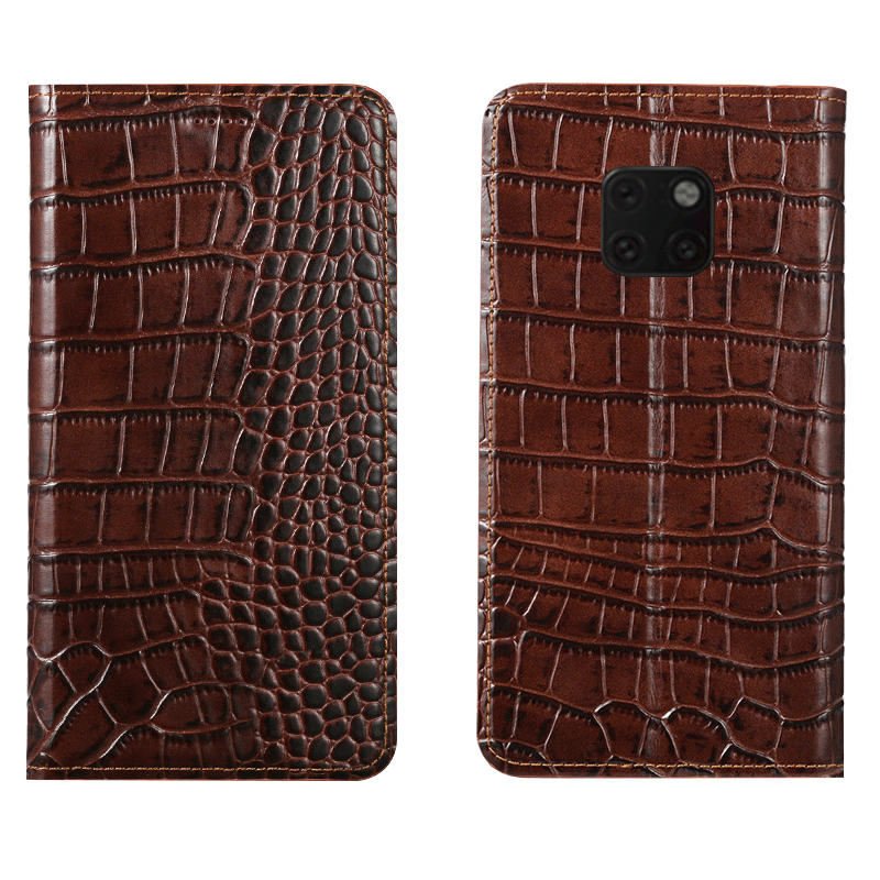 Huawei Mate 20 Rs Incassable Housse Cuir Véritable Coque De Téléphone Étui Téléphone Portable