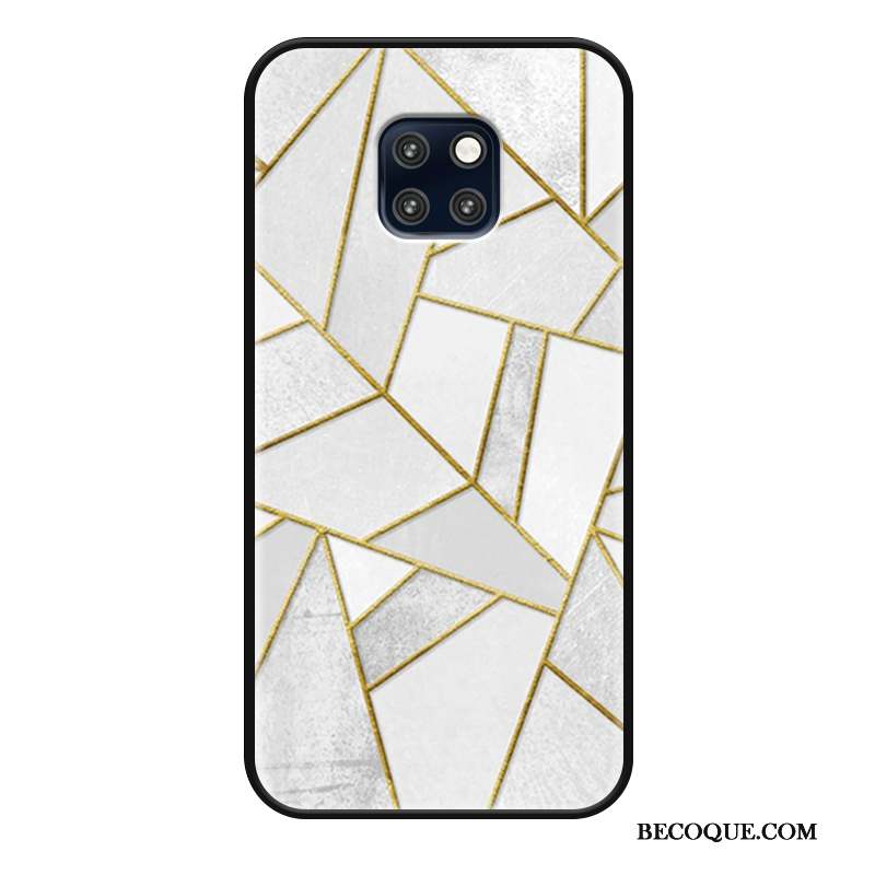 Huawei Mate 20 Rs Protection Coque De Téléphone Mode Multicolore Étui Géométrie