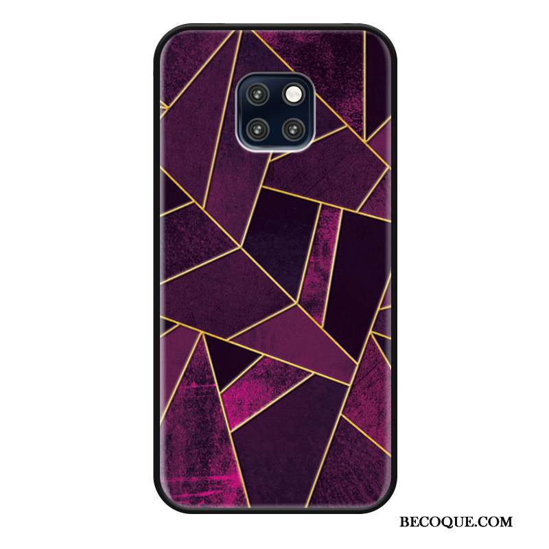 Huawei Mate 20 Rs Protection Coque De Téléphone Mode Multicolore Étui Géométrie