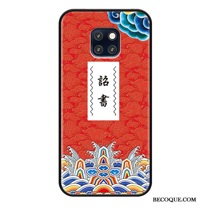 Huawei Mate 20 X Coque Étui Incassable Protection Drôle Créatif Style Chinois