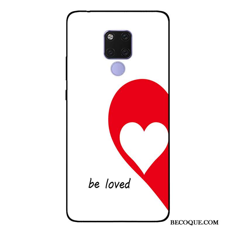 Huawei Mate 20 X Coque Étui Vert Peinture Incassable Fluide Doux Protection