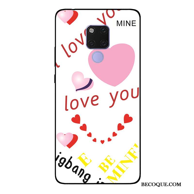 Huawei Mate 20 X Coque Étui Vert Peinture Incassable Fluide Doux Protection