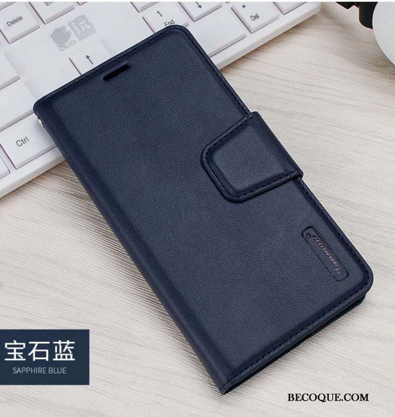 Huawei Mate 20 X Housse Étui En Cuir Ornements Suspendus Incassable Protection Coque De Téléphone