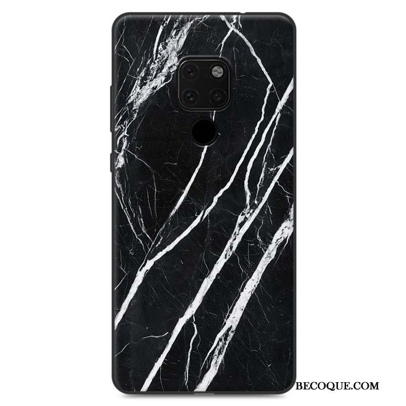 Huawei Mate 20 X Peinture Créatif Étui Coque De Téléphone Protection Bleu