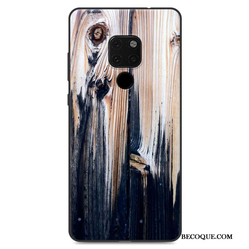 Huawei Mate 20 X Peinture Créatif Étui Coque De Téléphone Protection Bleu