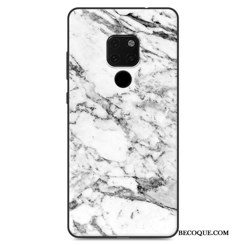 Huawei Mate 20 X Peinture Créatif Étui Coque De Téléphone Protection Bleu