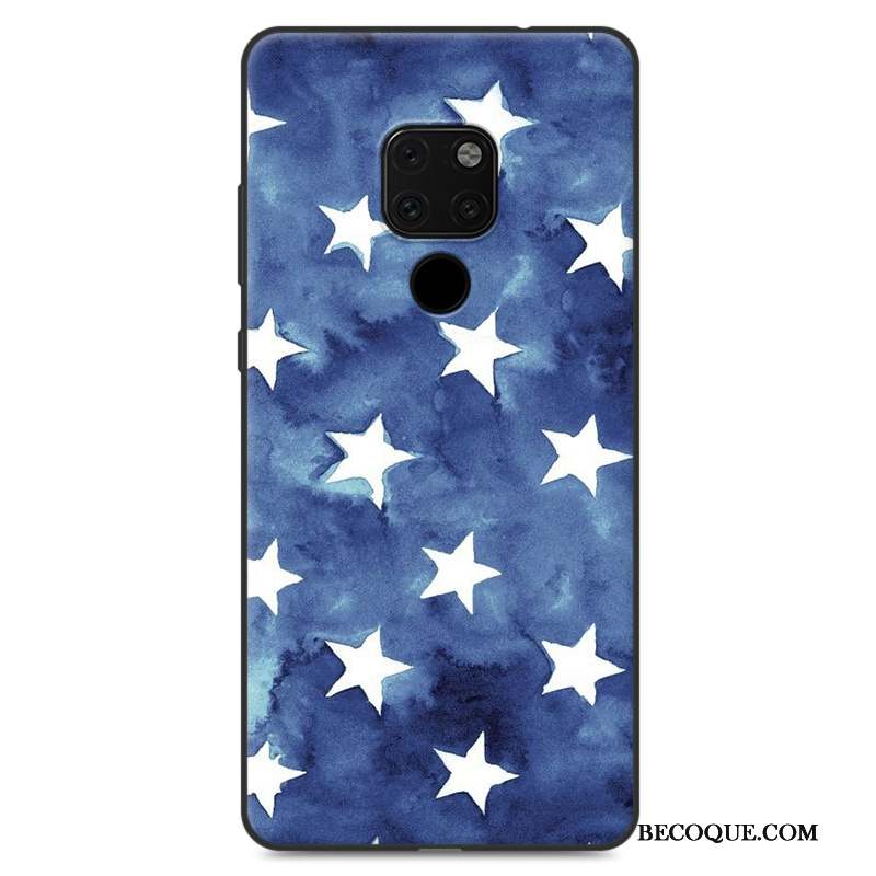 Huawei Mate 20 X Peinture Protection Incassable Rose Coque De Téléphone Étui