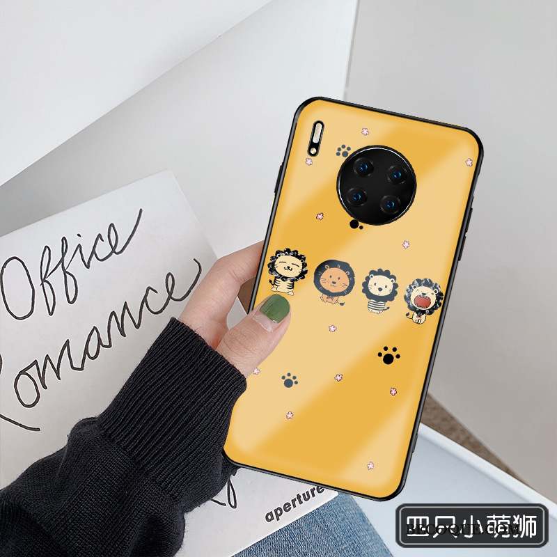 Huawei Mate 30 Charmant Étui Personnalité Miroir Coque De Téléphone Verre