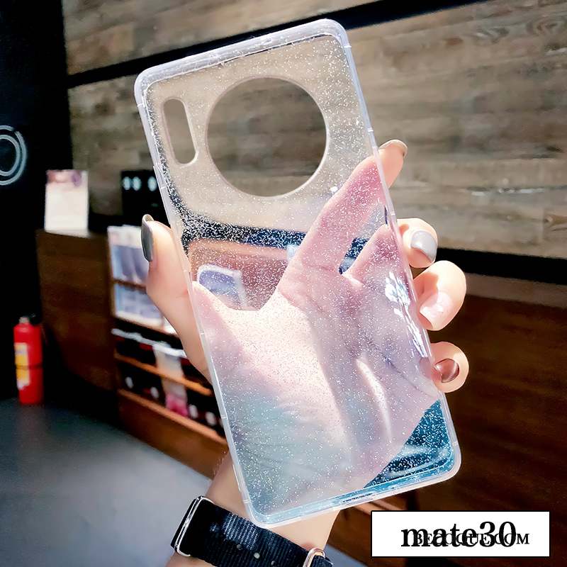 Huawei Mate 30 Coque Créatif Tout Compris Silicone Incassable Marque De Tendance Transparent