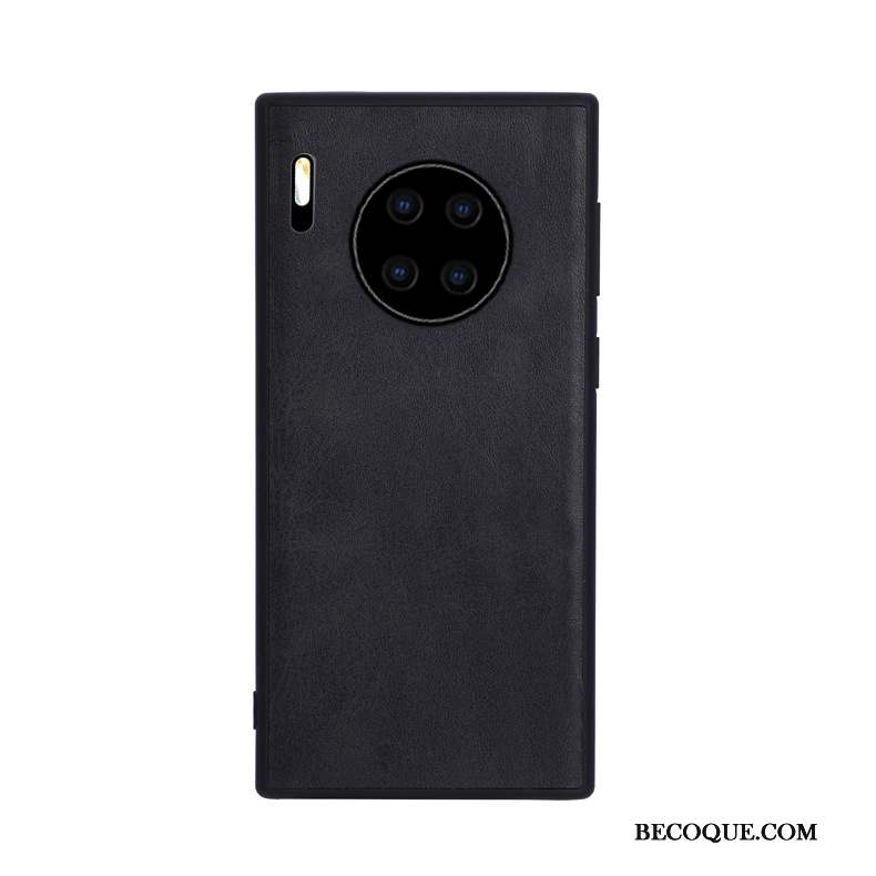 Huawei Mate 30 Coque Incassable Protection Délavé En Daim Créatif Style Chinois Personnalité