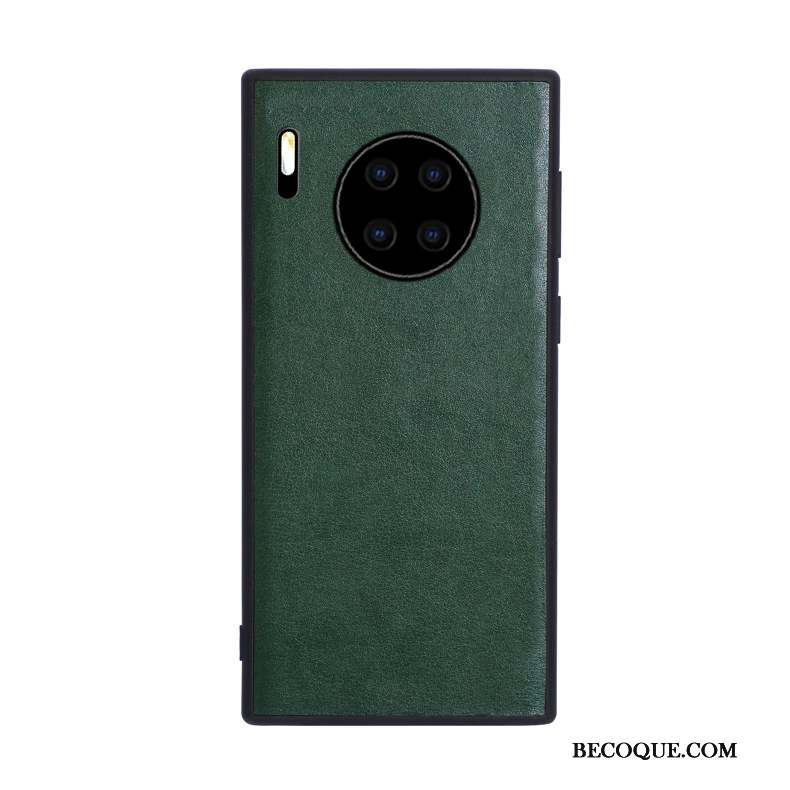 Huawei Mate 30 Coque Incassable Protection Délavé En Daim Créatif Style Chinois Personnalité