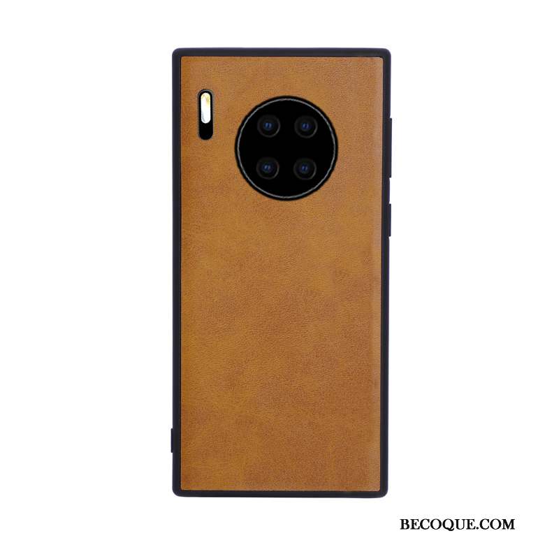 Huawei Mate 30 Coque Incassable Protection Délavé En Daim Créatif Style Chinois Personnalité