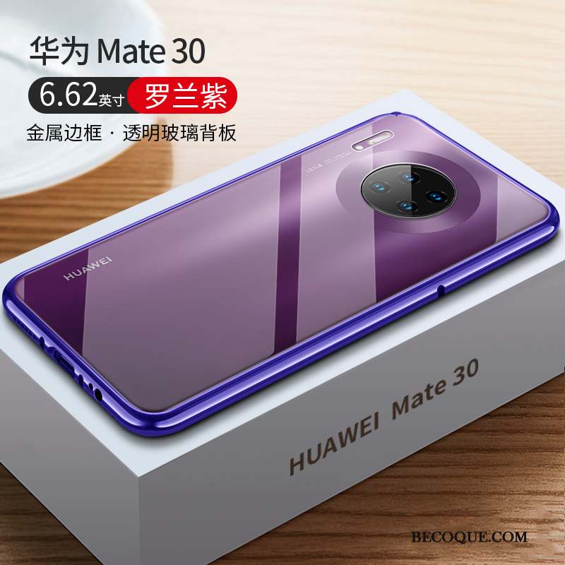 Huawei Mate 30 Coque Marque De Tendance Tout Compris Rouge Border Incassable Protection
