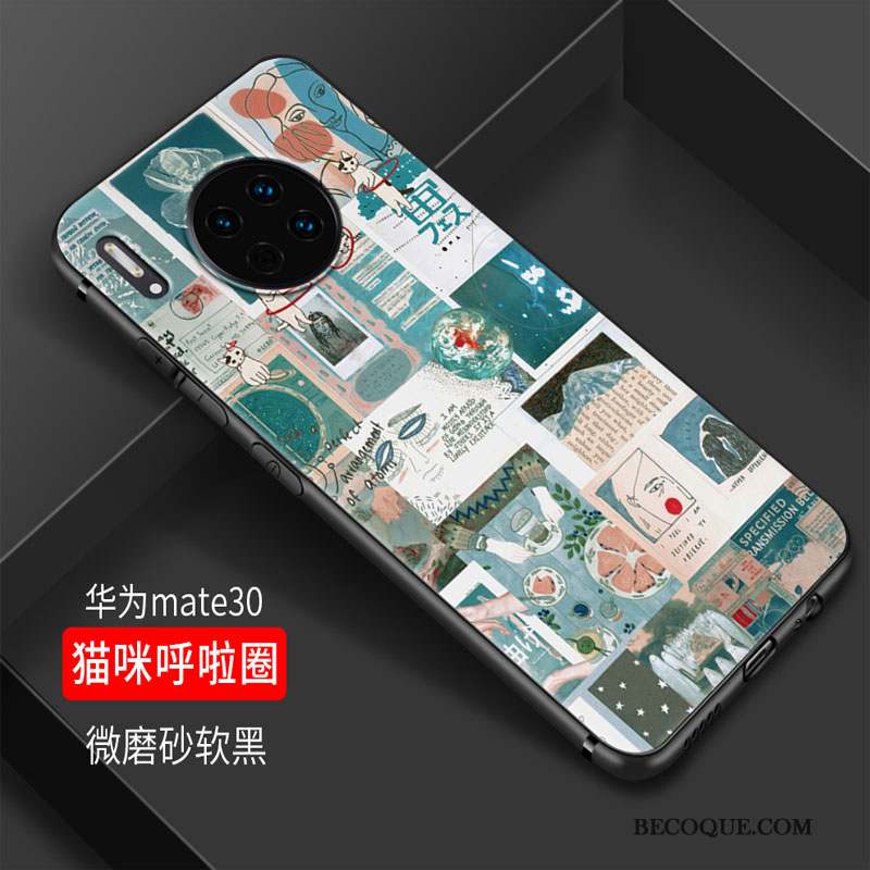 Huawei Mate 30 Fluide Doux Frais Petit Étui Tout Compris Coque De Téléphone