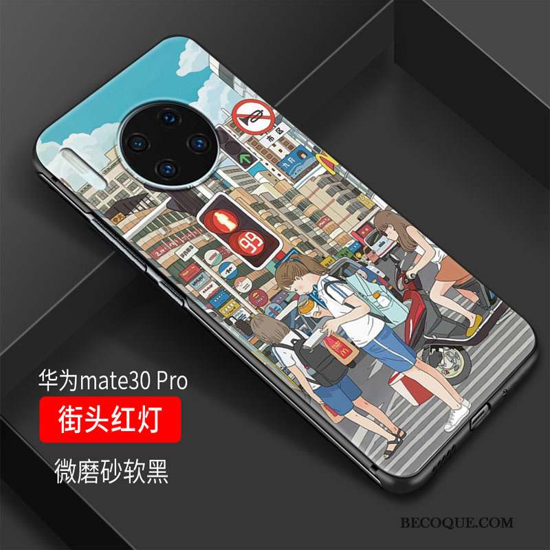 Huawei Mate 30 Fluide Doux Frais Petit Étui Tout Compris Coque De Téléphone