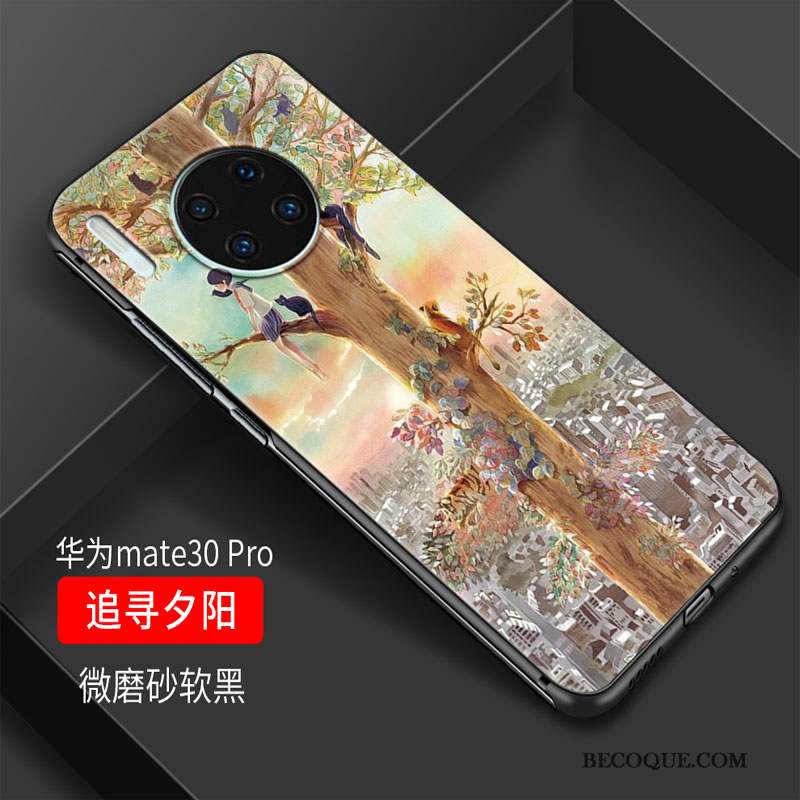 Huawei Mate 30 Fluide Doux Frais Petit Étui Tout Compris Coque De Téléphone