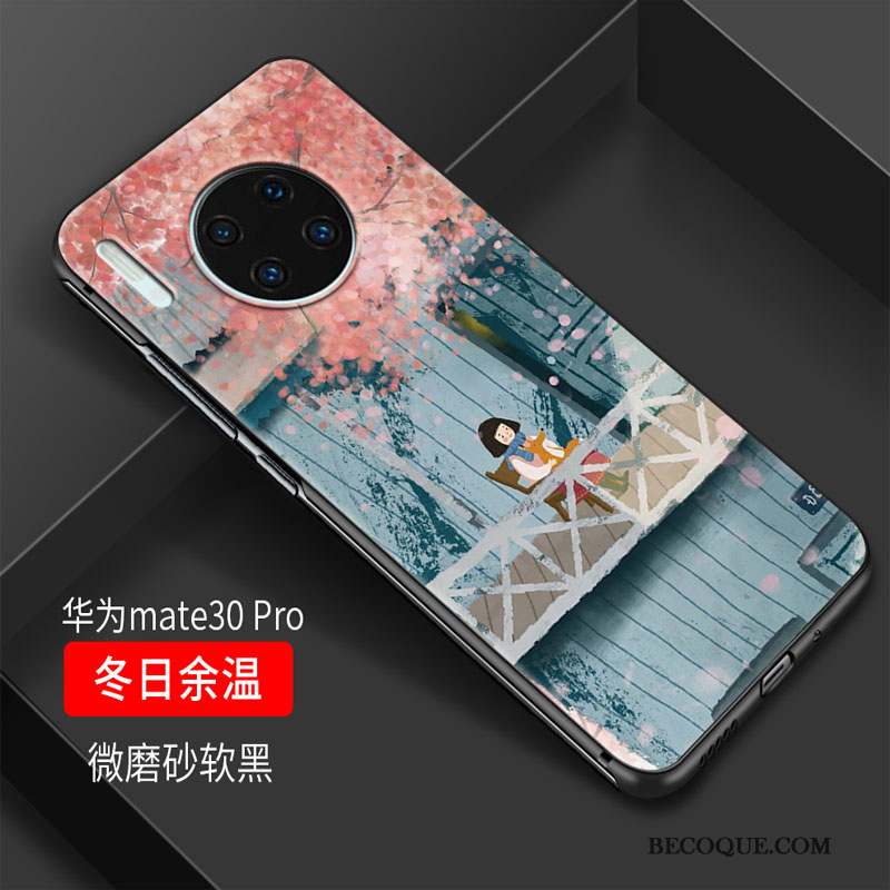 Huawei Mate 30 Fluide Doux Frais Petit Étui Tout Compris Coque De Téléphone