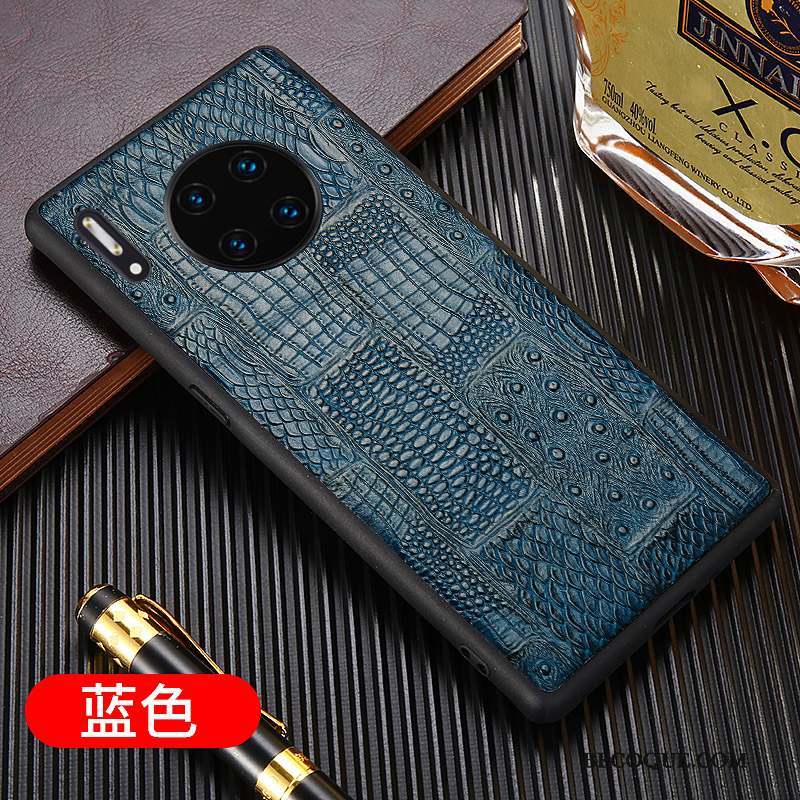 Huawei Mate 30 Incassable Coque De Téléphone Luxe Grande Marque Protection Tout Compris