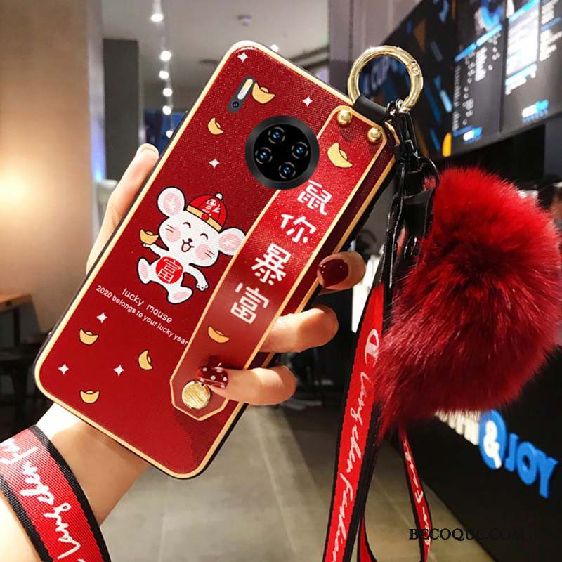 Huawei Mate 30 Incassable Nouveau Net Rouge Marque De Tendance Coque De Téléphone Créatif