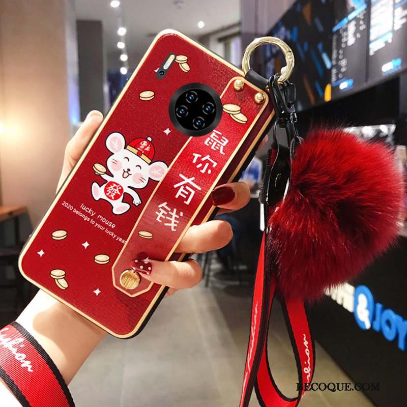 Huawei Mate 30 Incassable Nouveau Net Rouge Marque De Tendance Coque De Téléphone Créatif