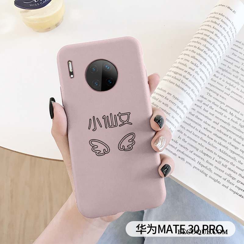 Huawei Mate 30 Pro Amoureux Coque De Téléphone Silicone Protection Simple Petit
