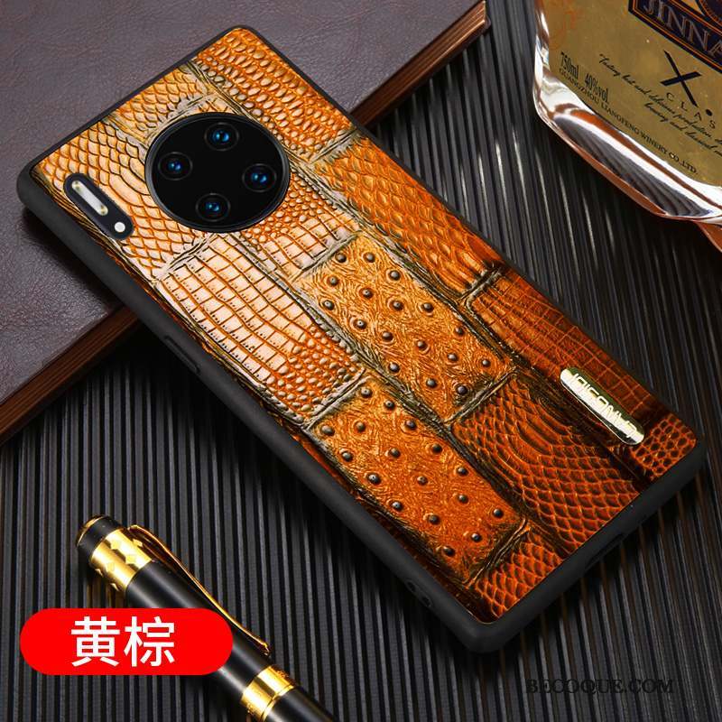 Huawei Mate 30 Pro Coque Business Luxe Cuir Incassable Nouveau Tout Compris