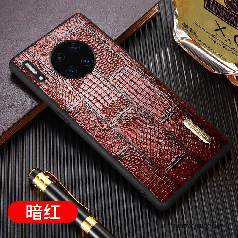 Huawei Mate 30 Pro Coque Business Luxe Cuir Incassable Nouveau Tout Compris