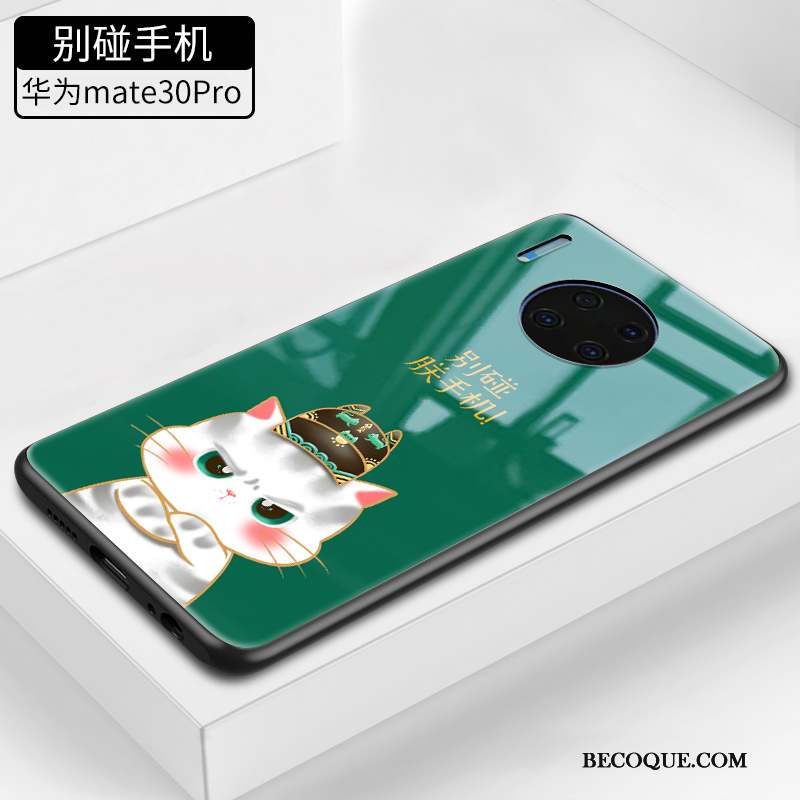 Huawei Mate 30 Pro Coque Charmant Incassable Marque De Tendance Chat Tout Compris Personnalité