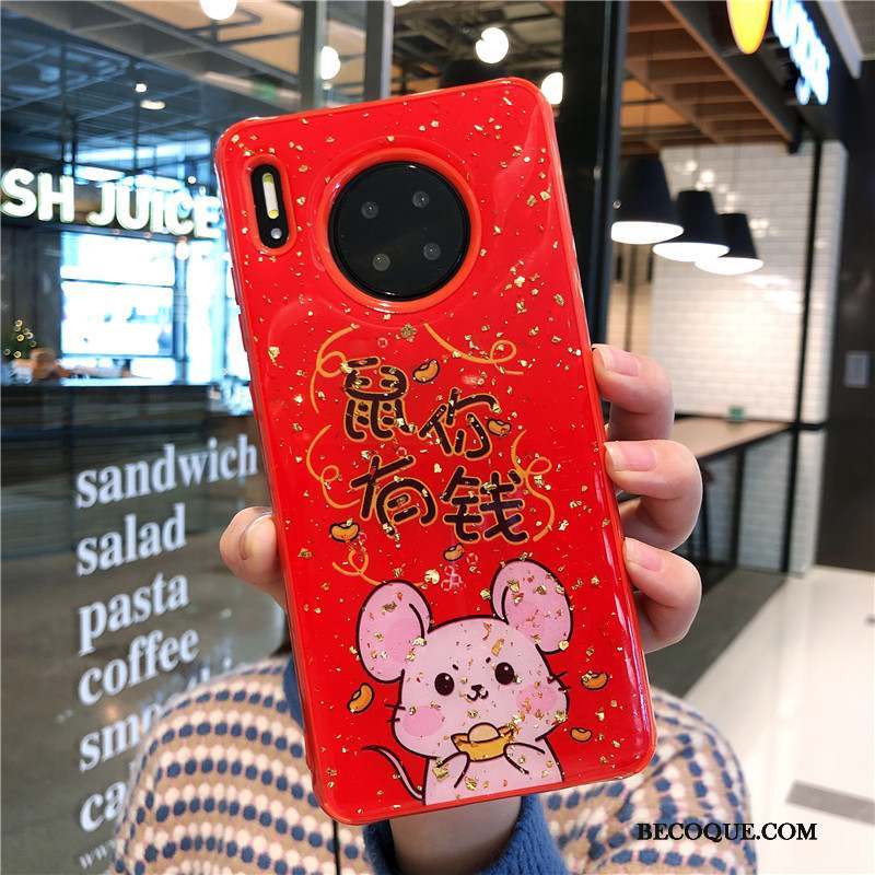 Huawei Mate 30 Pro Coque De Téléphone Incassable Marque De Tendance Grand Rat Silicone