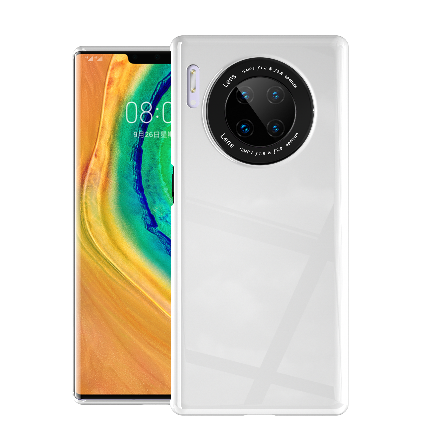 Huawei Mate 30 Pro Coque Protection Blanc Nouveau Tout Compris Étui Incassable