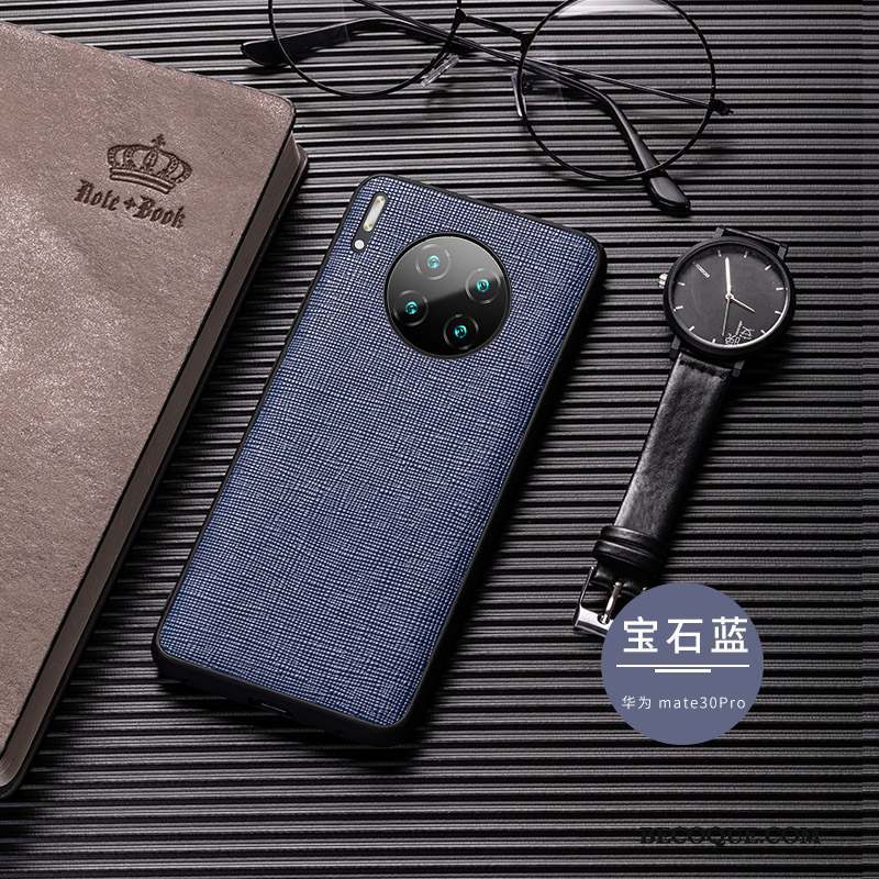 Huawei Mate 30 Pro Coque Tout Compris Incassable Noir De Téléphone Fluide Doux