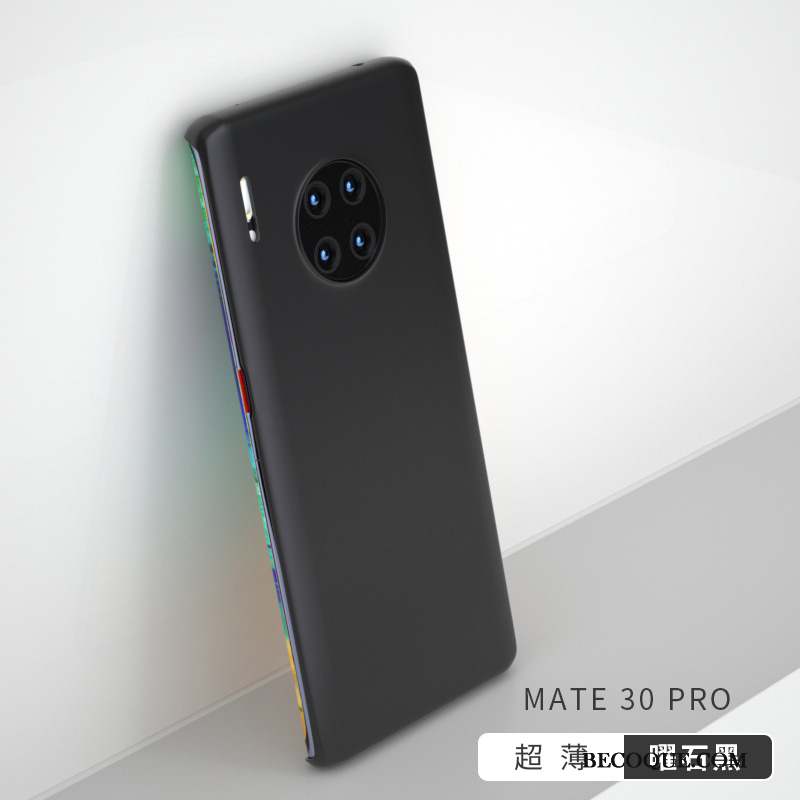 Huawei Mate 30 Pro Délavé En Daim Coque Marque De Tendance De Téléphone Incassable Très Mince