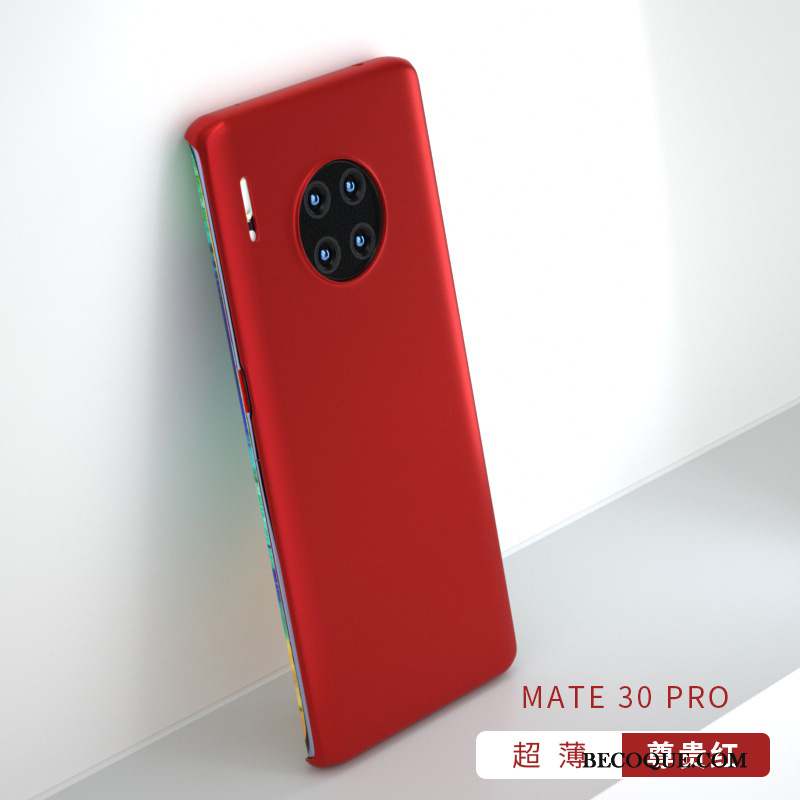 Huawei Mate 30 Pro Délavé En Daim Coque Marque De Tendance De Téléphone Incassable Très Mince