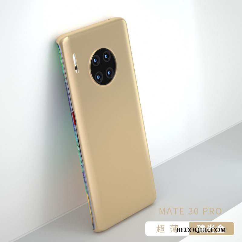 Huawei Mate 30 Pro Délavé En Daim Coque Marque De Tendance De Téléphone Incassable Très Mince