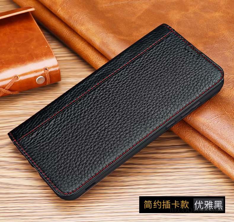 Huawei Mate 30 Pro Housse Noir Carte Protection Étui En Cuir Coque De Téléphone