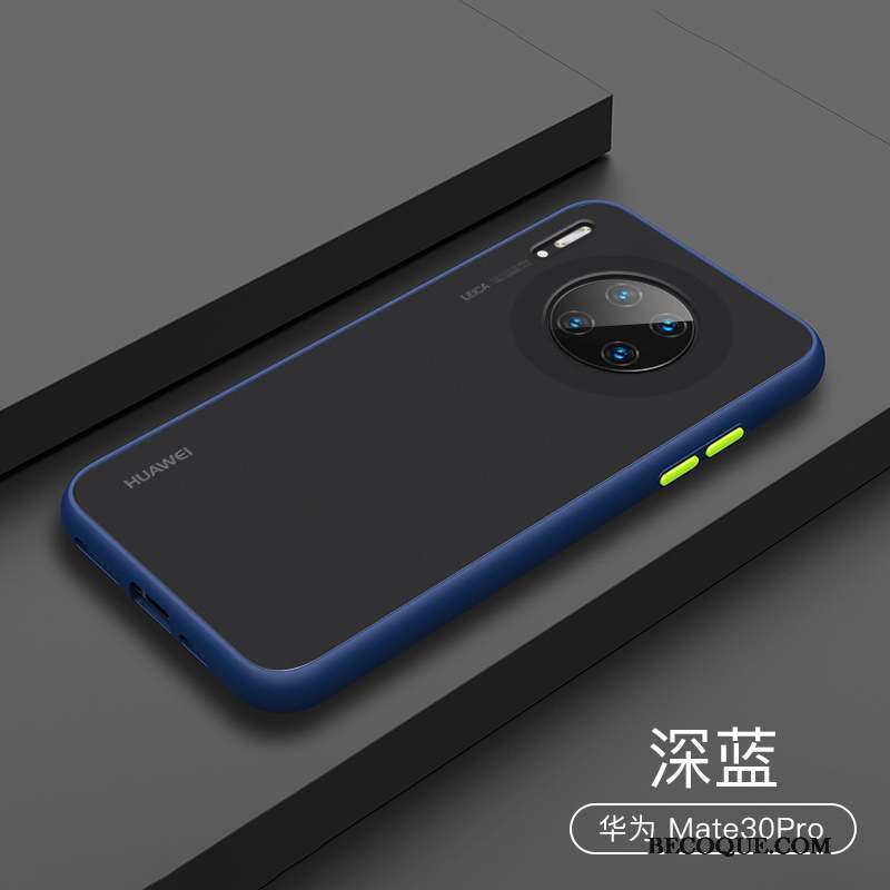 Huawei Mate 30 Pro Incassable Personnalité Rouge Transparent Coque De Téléphone Silicone