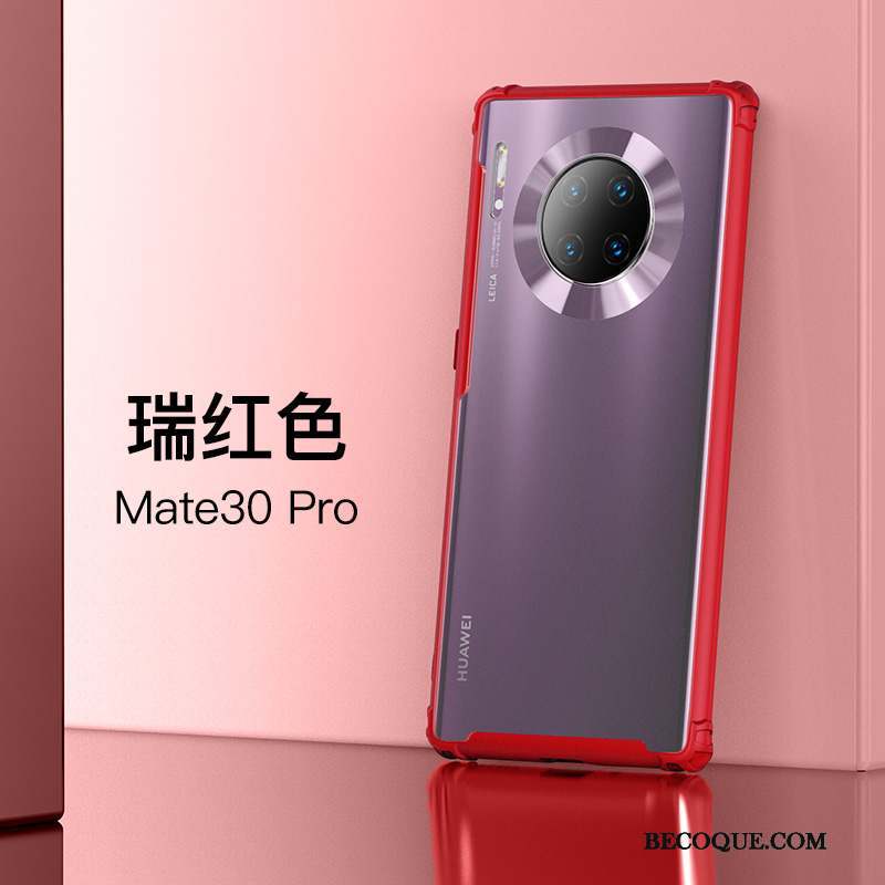 Huawei Mate 30 Pro Nouveau Très Mince Luxe Fluide Doux Vert Coque