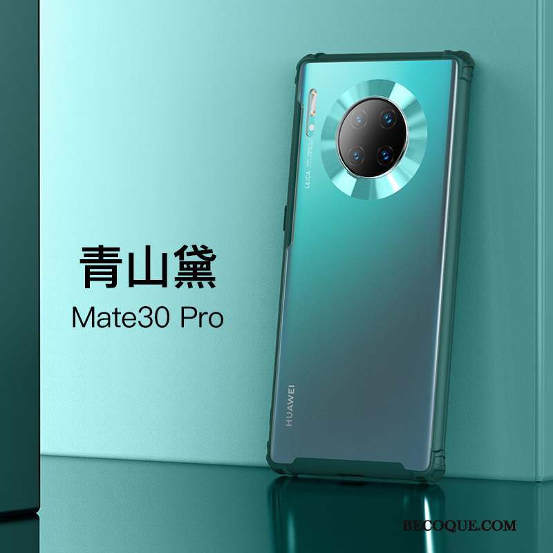 Huawei Mate 30 Pro Nouveau Très Mince Luxe Fluide Doux Vert Coque