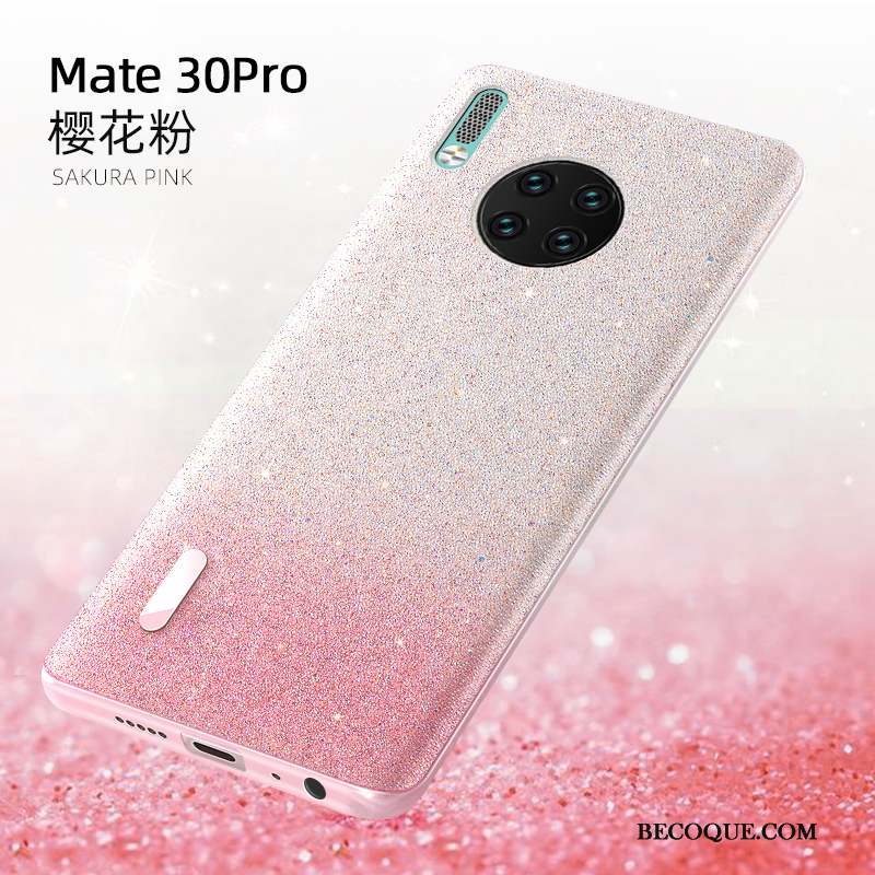 Huawei Mate 30 Pro Personnalité Net Rouge Très Mince Coque De Téléphone Incassable Mesh