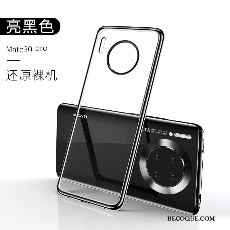 Huawei Mate 30 Pro Protection Transparent Étui Coque De Téléphone Tout Compris Fluide Doux